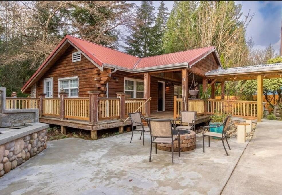 Little Bear'S Bungalow; Log Cabin W/Mountain Views Villa Gold Bar Exteriör bild